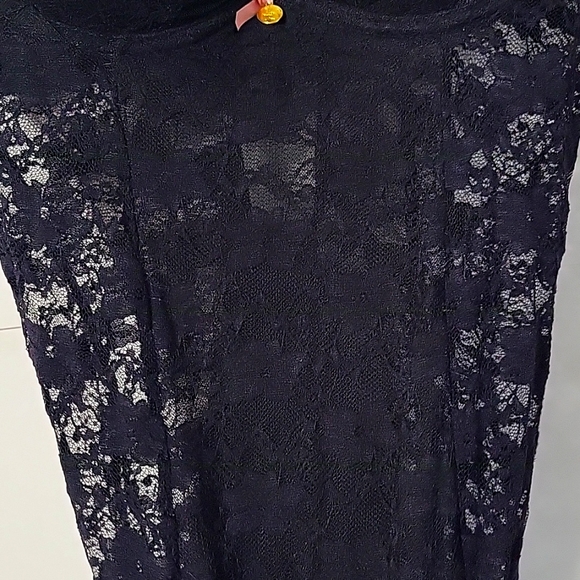 *4 for $10* Jessica Simpson sheer lace and Ruffle Babydoll Black Size M - Picture 6 of 13